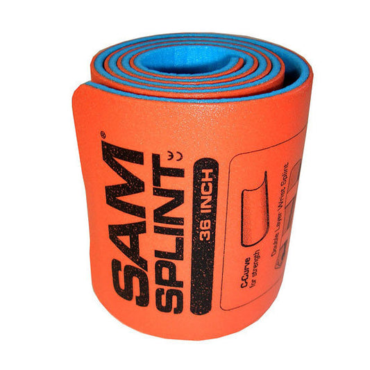 SAM-Splint Universeelspalk Oranje / blauw 91 cm